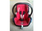 Maxi Cosi Cabriofix Car Seat (0-13kg) RED. Infant car....